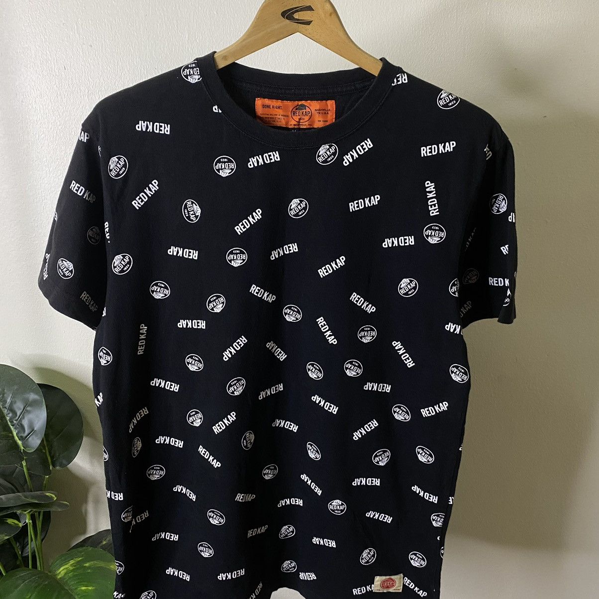 Red Kap Vintage Redkap AllOverPrint Workwear T Shirt Size US M / EU 48-50 / 2 - 2 Thumbnail