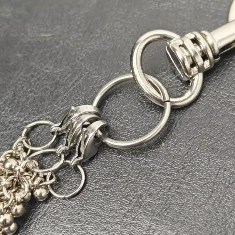 Other Bead Flower Three Tier Wallet Keychain Size ONE SIZE - 6 Thumbnail