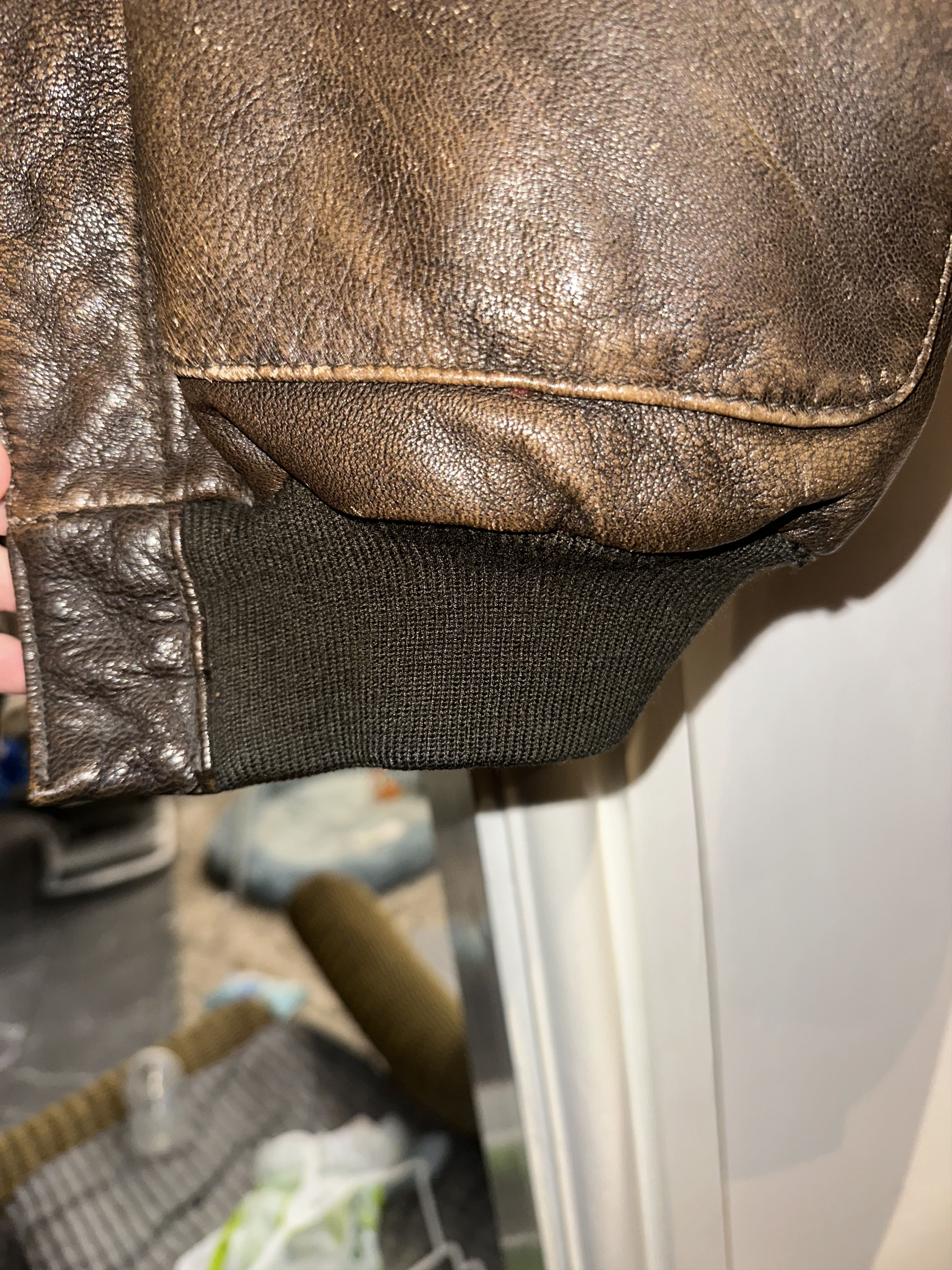 Leather Avirex Type A-2 Flying Tigers Leather Flight Jacket Goatskin Size US M / EU 48-50 / 2 - 11 Thumbnail