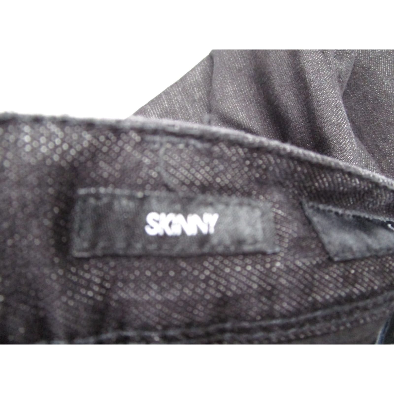 Calvin Klein Calvin Klein Jeans Mens 36 Black Skinny Straight Denim Y2K MB99A77 33x32 Size US 36 / EU 52 - 4 Thumbnail