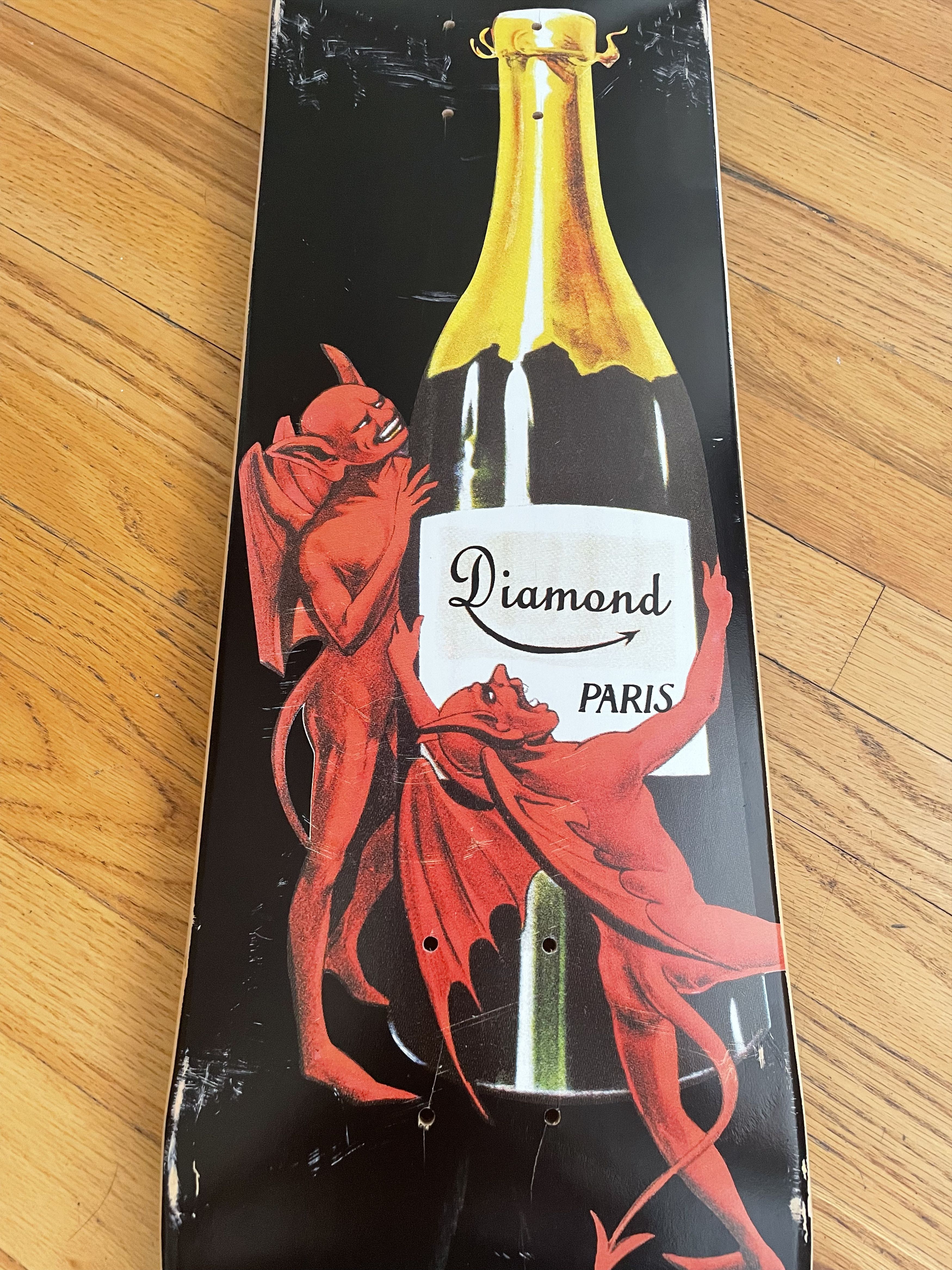 Diamond Supply Co. Diamond Supply Co x Paris 8.5" Devil's Champagne Skate Deck Size ONE SIZE - 1 Thumbnail