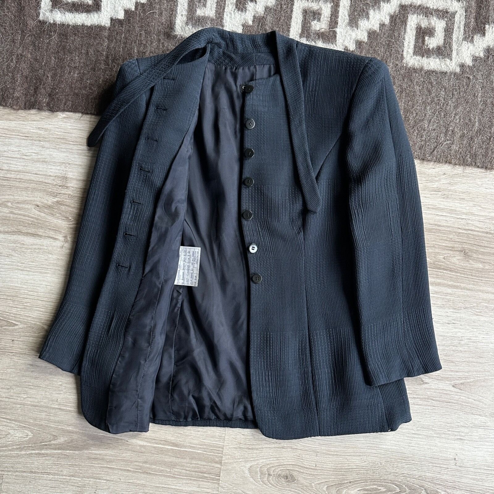 Giorgio Armani Giorgio Armani Vintage Silk Blazer Jacket 9100AC Size M / US 6-8 / IT 42-44 - 6 Thumbnail