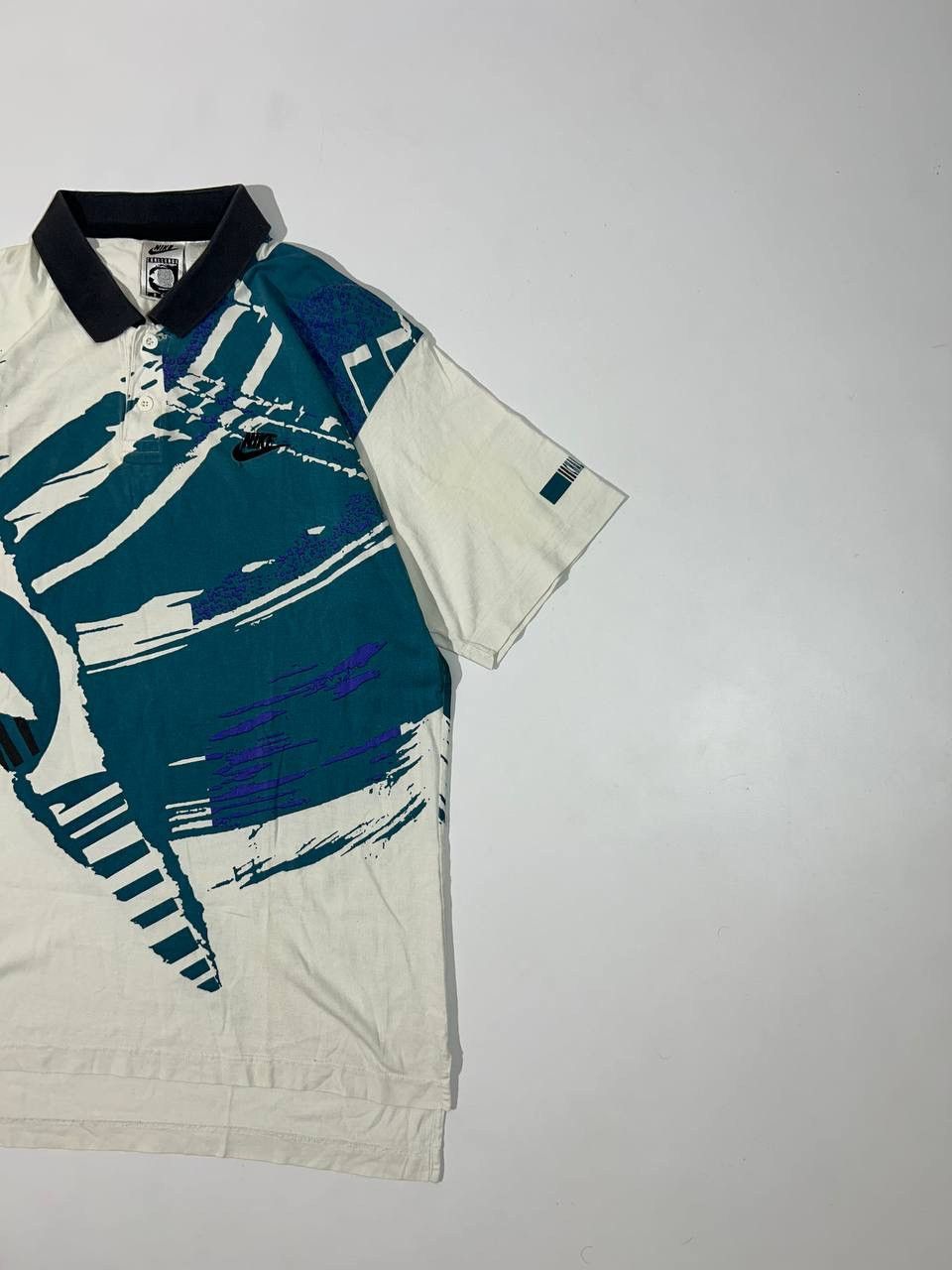 Nike × Vintage Vintage Nike Challenge Court Agassi Retro 90's Tennis Polo Size US M / EU 48-50 / 2 - 4 Thumbnail