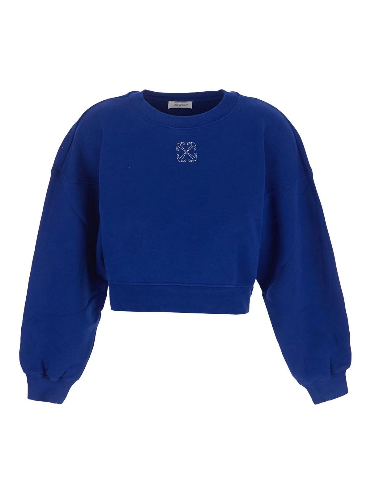o1gr1nt0425 Embr Mini Arrow Cropped Crewneck Sweatshirt Blue