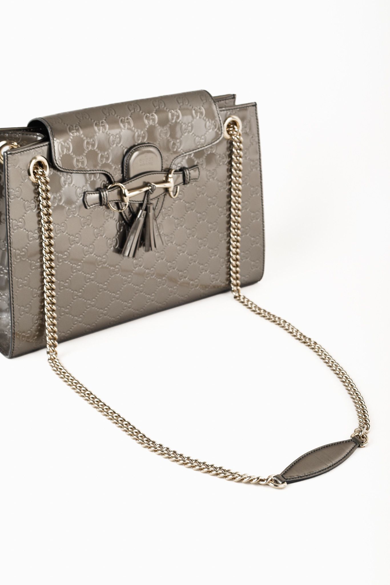 Gucci Gucci Shine Guccissima Large Emily Chain Shoulder Bag Size ONE SIZE - 6 Thumbnail