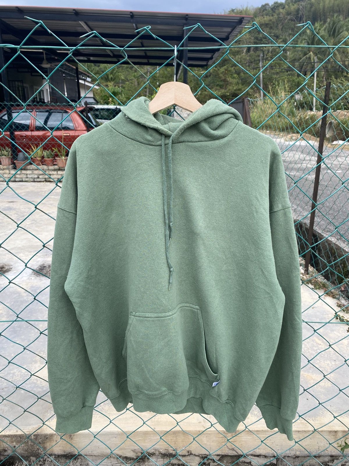 Russell Athletic Vintage 80’s Discus Atlentic boxy hoodies Size US L / EU 52-54 / 3 - 1 Thumbnail