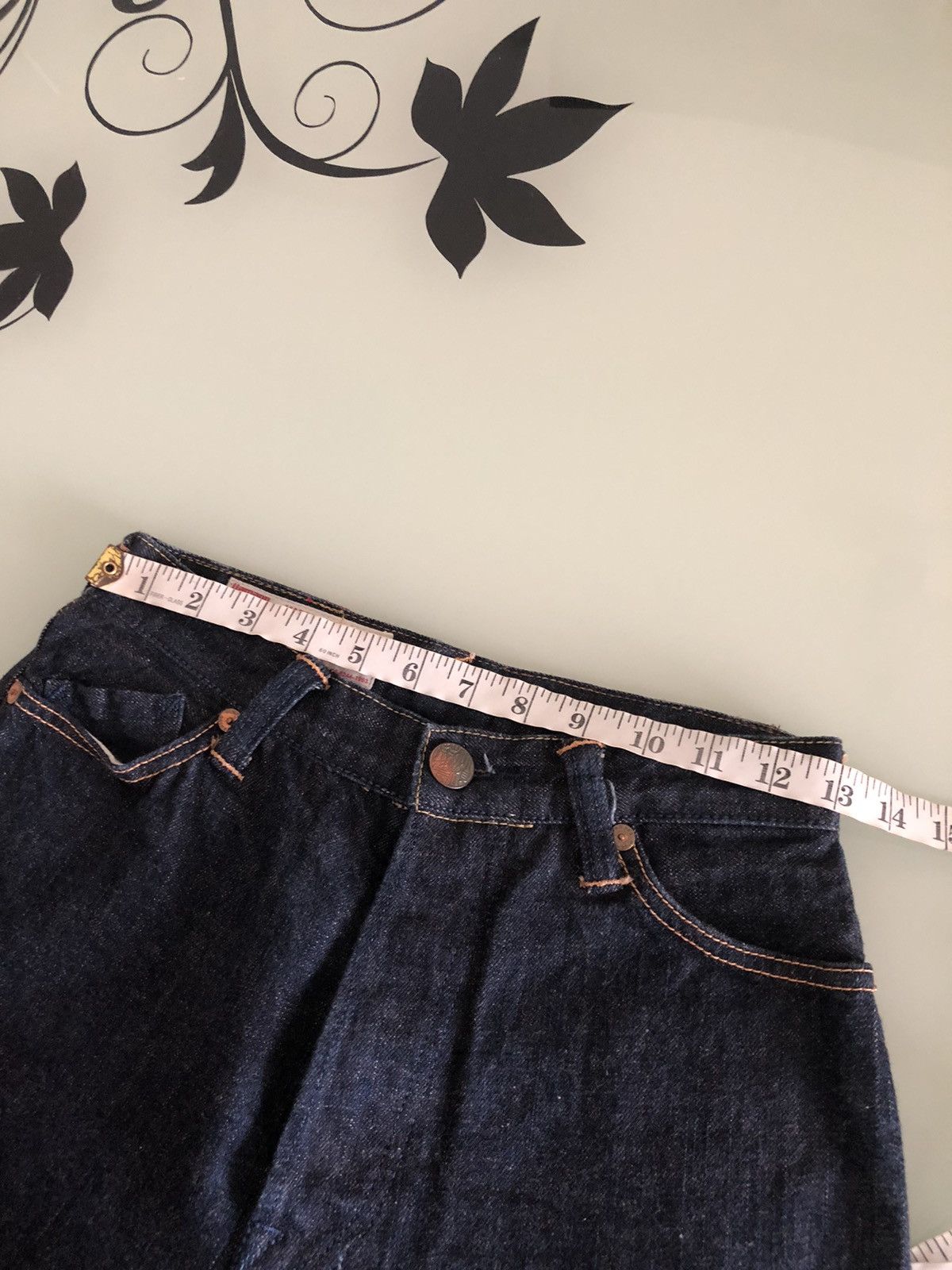Evisu Rare❗️Vintage 80s Evisu Yamane Embroidery Denim Size US 26 / EU 42 - 14 Thumbnail