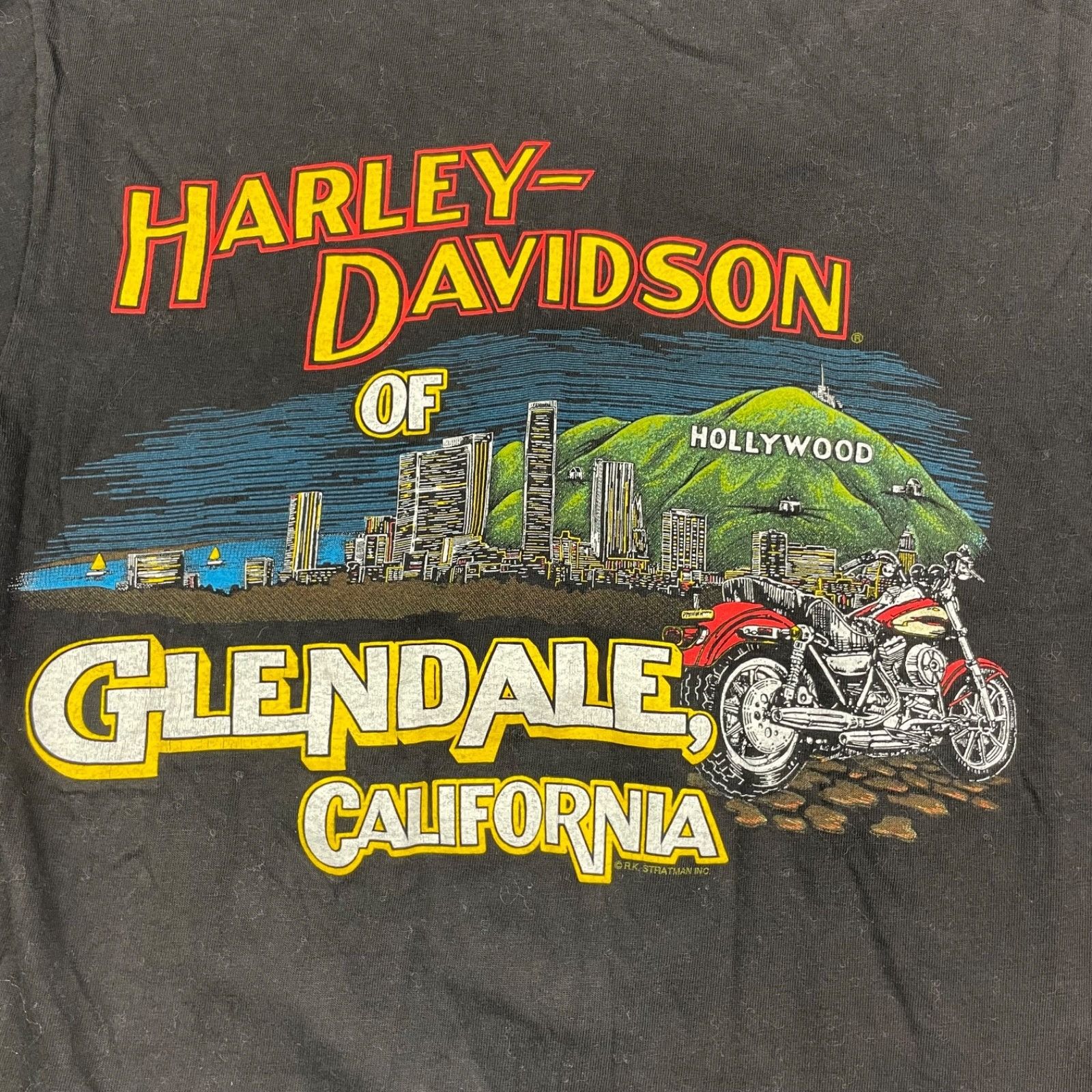 Harley Davidson VTG 1996 Harley Davidson Hark! Engine Roars Single Stitch T- Size US S / EU 44-46 / 1 - 4 Thumbnail