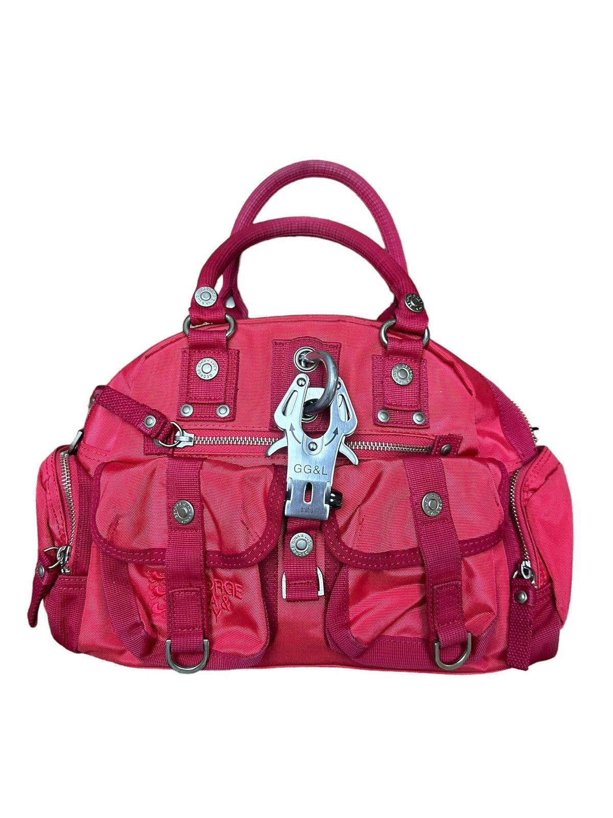 GEORGE GINA&LUCY 2way ショルダーバッグ レッド Y2K Y2K】GEORGE  