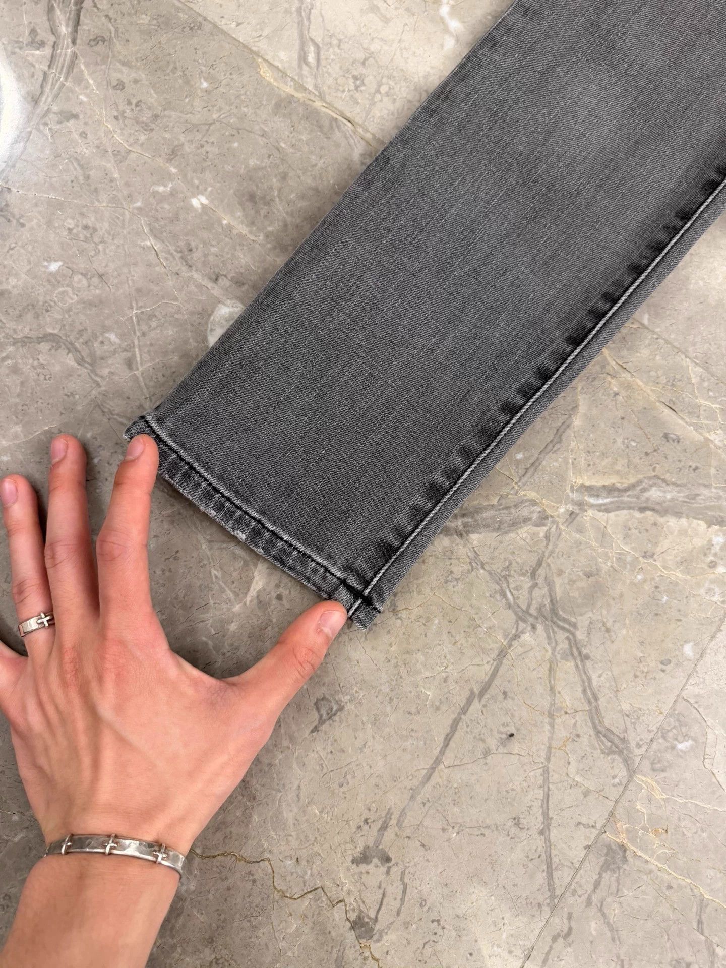 Saint Laurent Paris Saint Laurent 14SS Hedi D02 Skinny Jeans Gray Wash Size 30 Size US 30 / EU 46 - 5 Thumbnail
