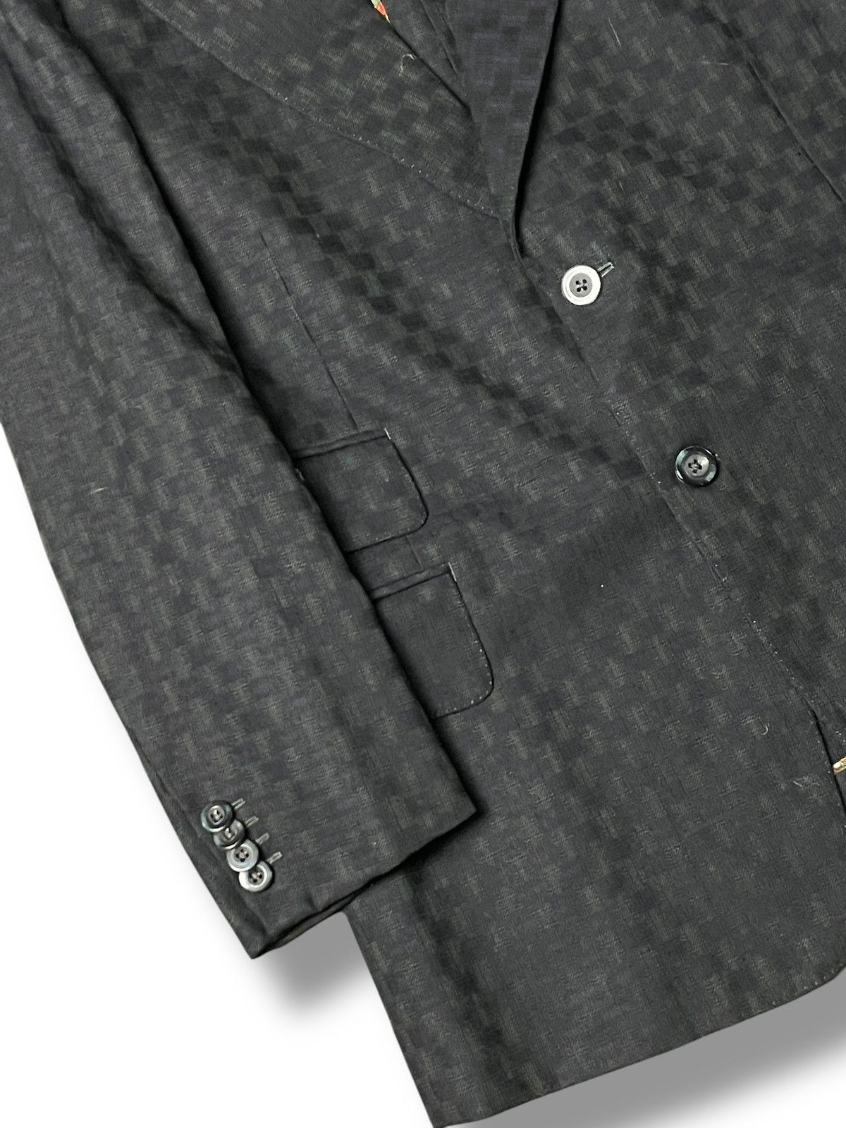 Japanese Brand × Vintage Vintage GINZA TOKYO Embossed Light Blazer (81) Size US XXS / EU 40 - 4 Thumbnail
