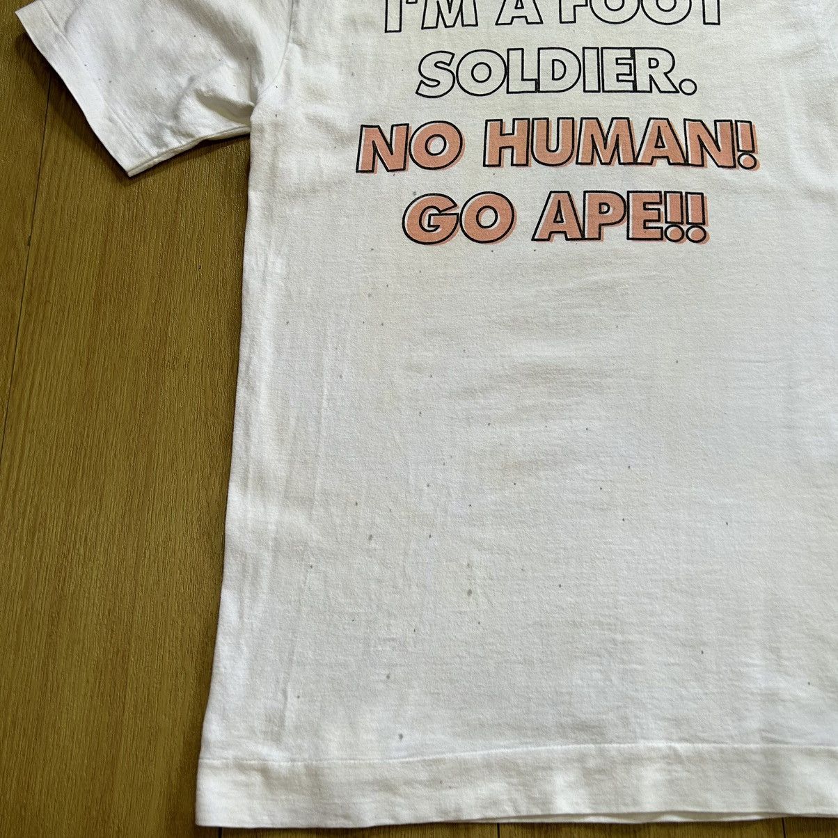Bape Baby Milo Foot Soldier Tee Size US S / EU 44-46 / 1 - 10 Thumbnail
