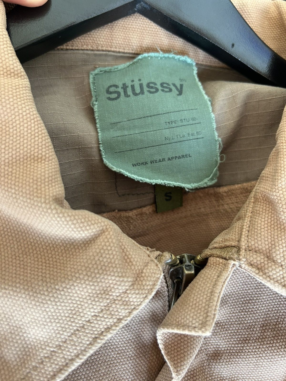 Stussy stussy workwear jacket carhartt oregon type Size US S / EU 44-46 / 1 - 3 Thumbnail
