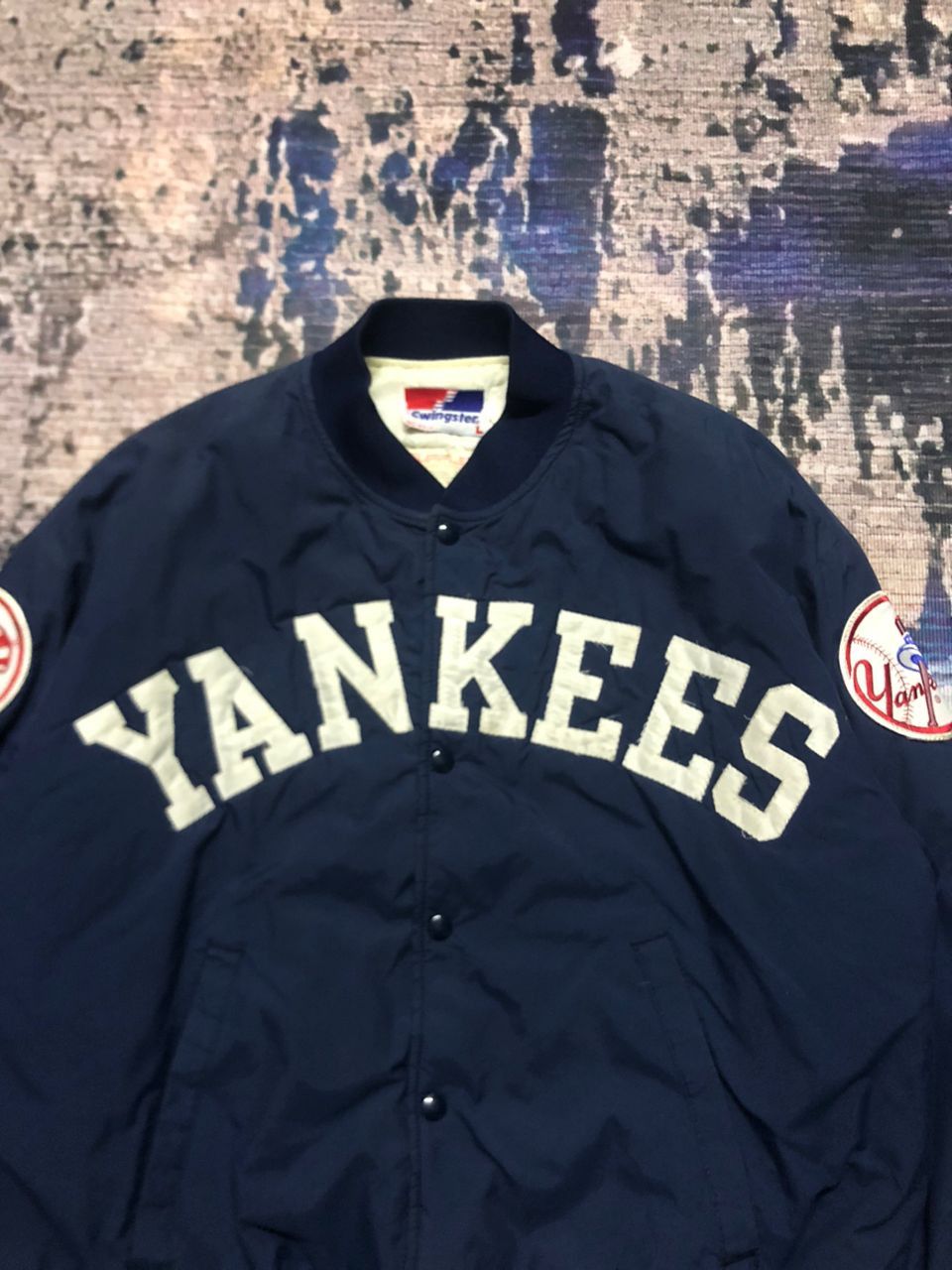 Swingster Vintage Swingster Supplex New York Yankees Baseball Jacket Size US L / EU 52-54 / 3 - 4 Thumbnail