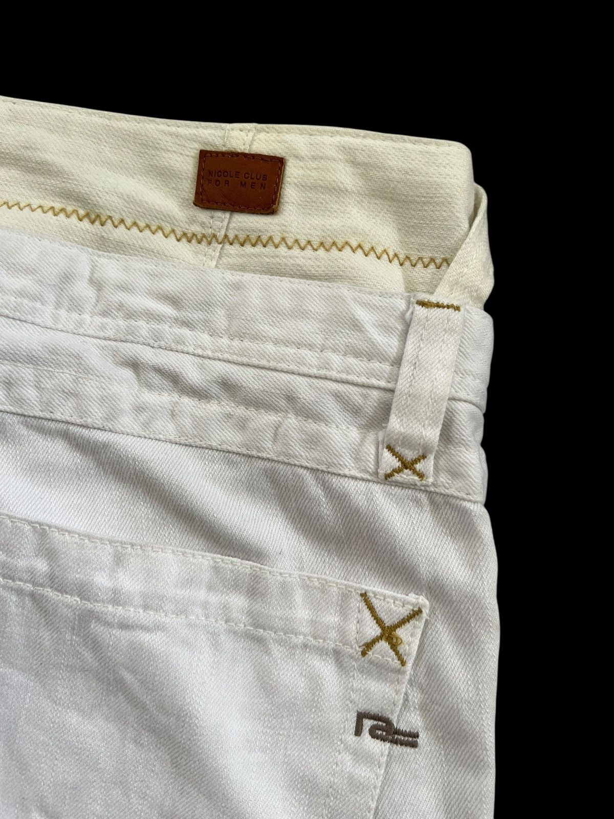 Nicole Club Nicole Club For Men Double Waist Twist Flare Denim Size US 35 - 10 Thumbnail