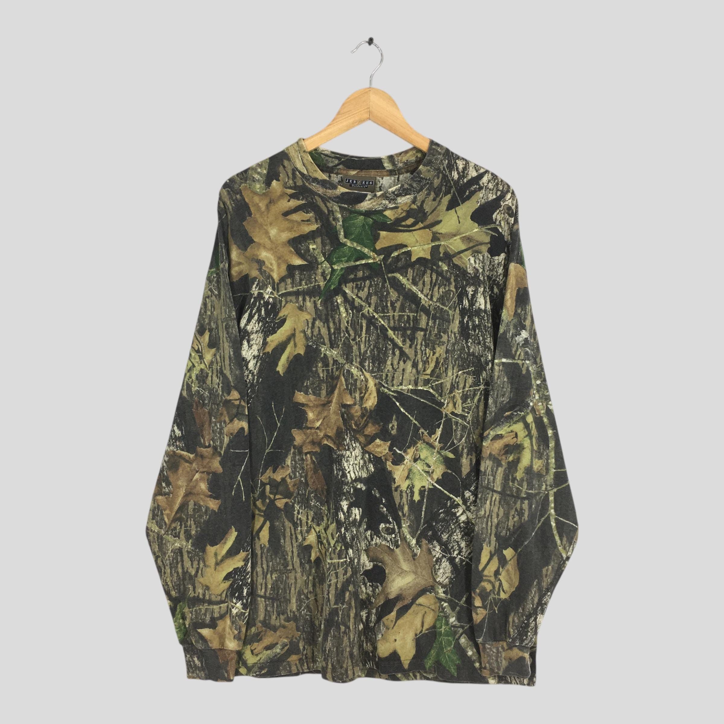Mossy Oaks × Realtree Vintage 90s Mossy Oak Tree Camo Long sleeve Tshirt XLarge Size US XL / EU 56 / 4 - 1 Thumbnail