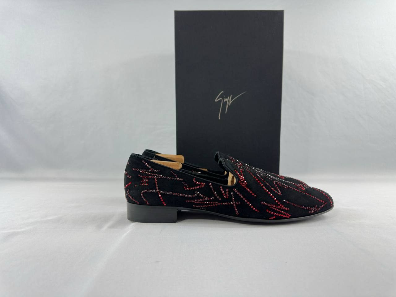 Giuseppe Zanotti Giuseppe Zanotti G-Glam Crystal Logo Loafer Size US 10 / EU 43 - 1 Thumbnail