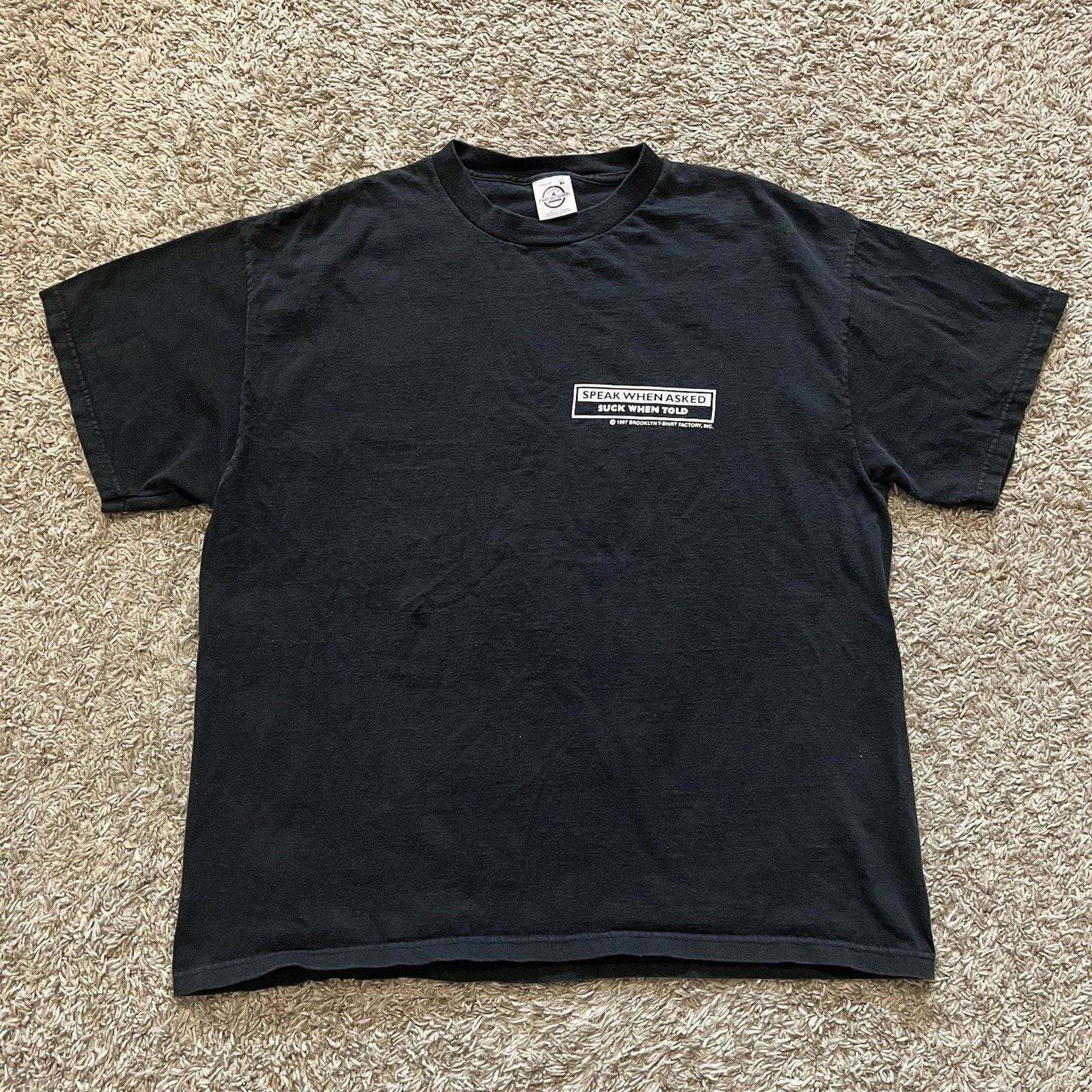 Vintage Vintage Suck When Told Funny Joke Humor 90s Tee Shirt XL Size US XL / EU 56 / 4 - 4 Thumbnail