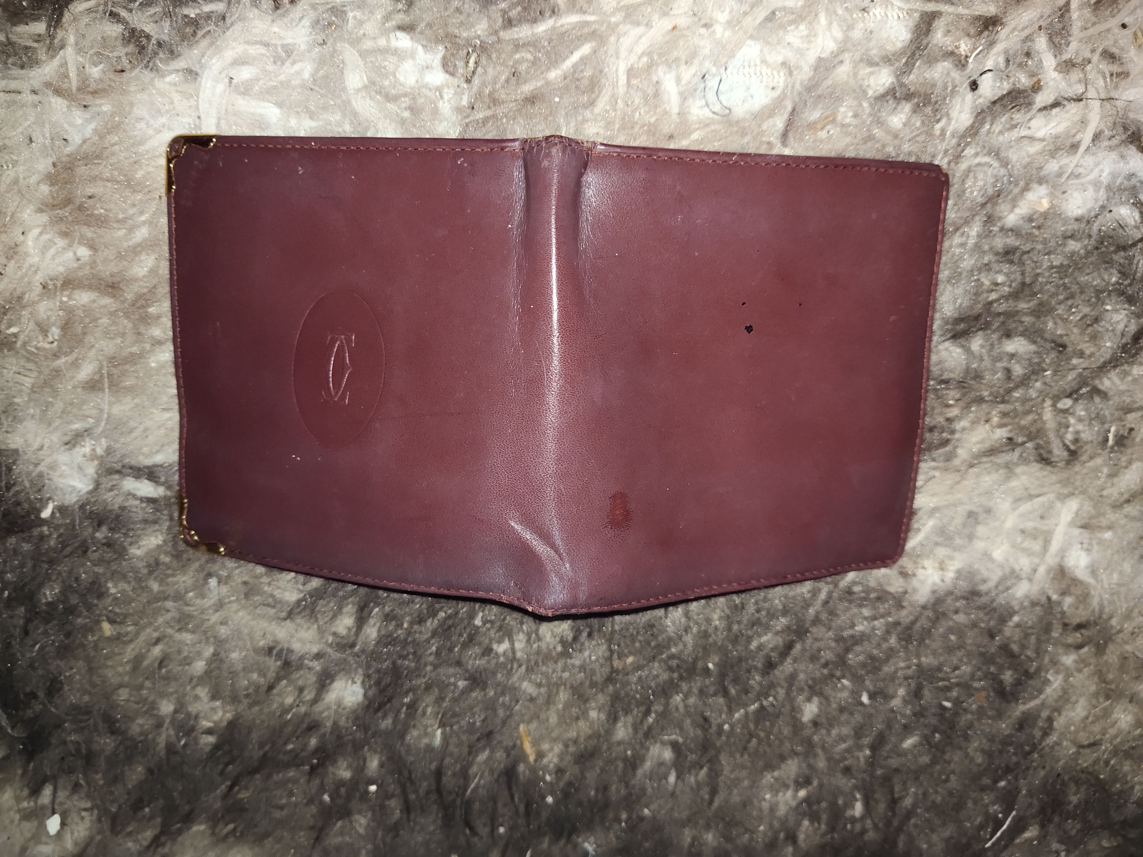 Cartier × Vintage Vintage CARTIER Bi Fold Red Wallet Size ONE SIZE - 4 Thumbnail