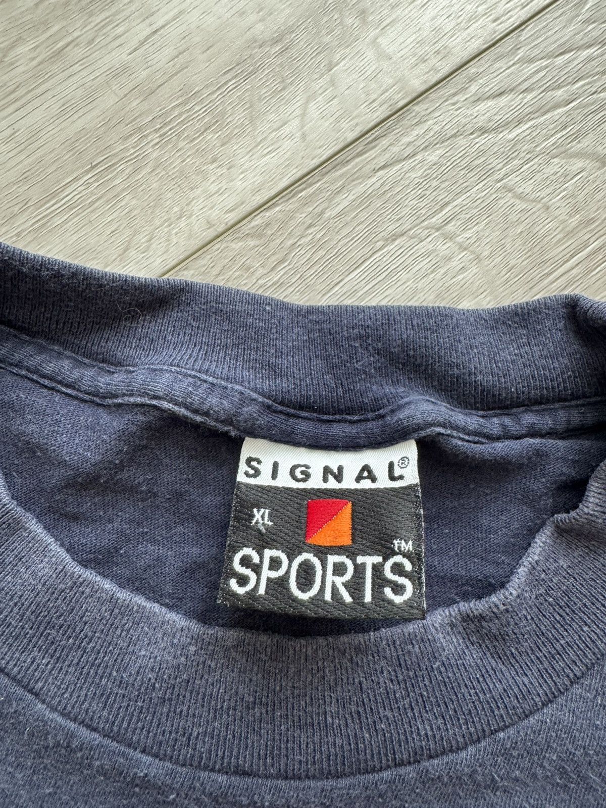 Starter Vintage 1990 Michigan Wolverines Signal Sports T Shirt Size US XL / EU 56 / 4 - 6 Thumbnail