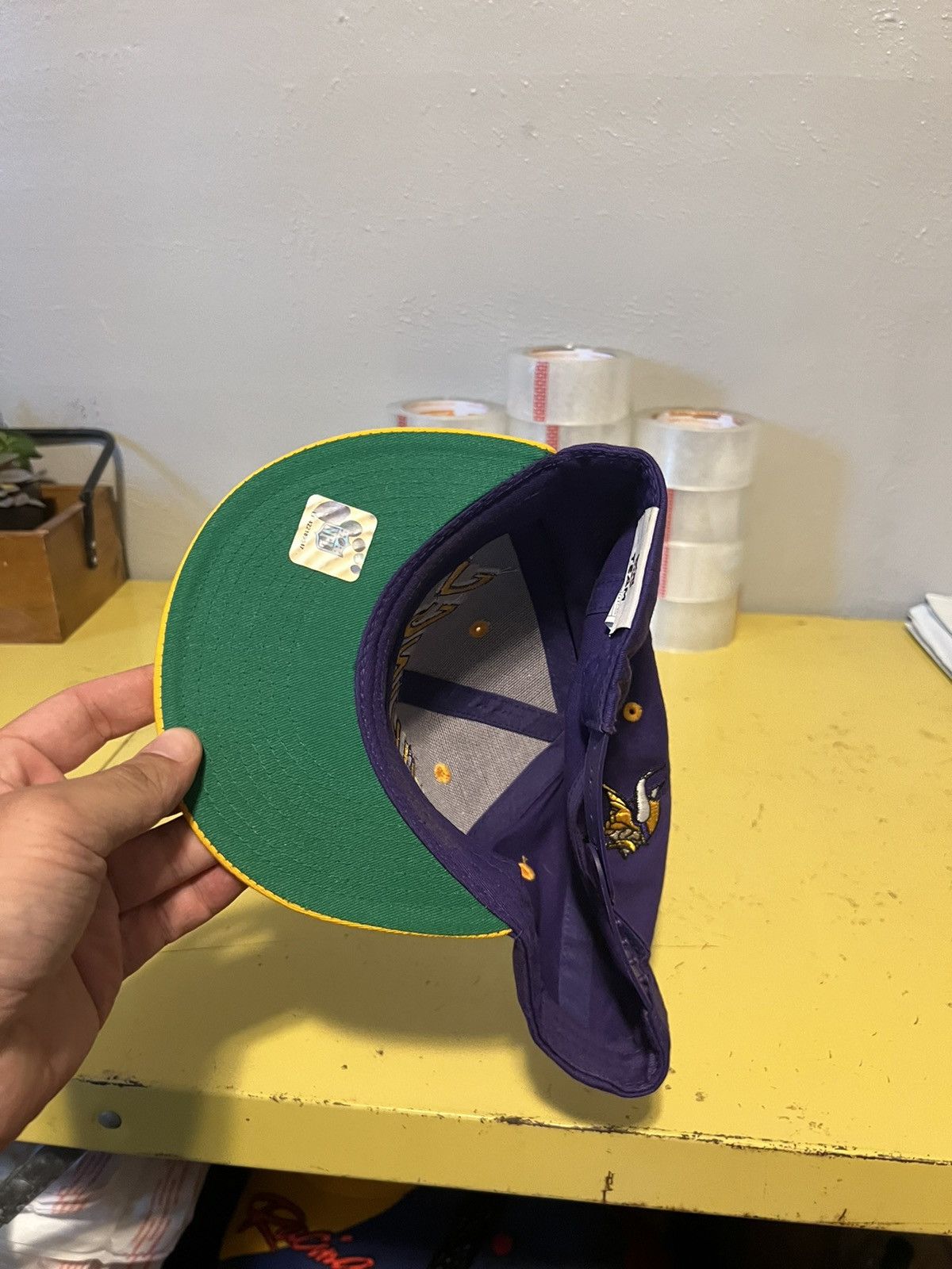 NFL × Vintage Vintage Minnesota Vikings Hat Size ONE SIZE - 4 Thumbnail
