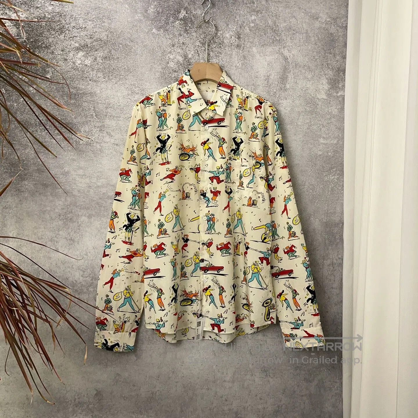 Prada PRADA Cartoon Cotton Shirt. Size US XS / EU 42 / 0 - 1 Thumbnail