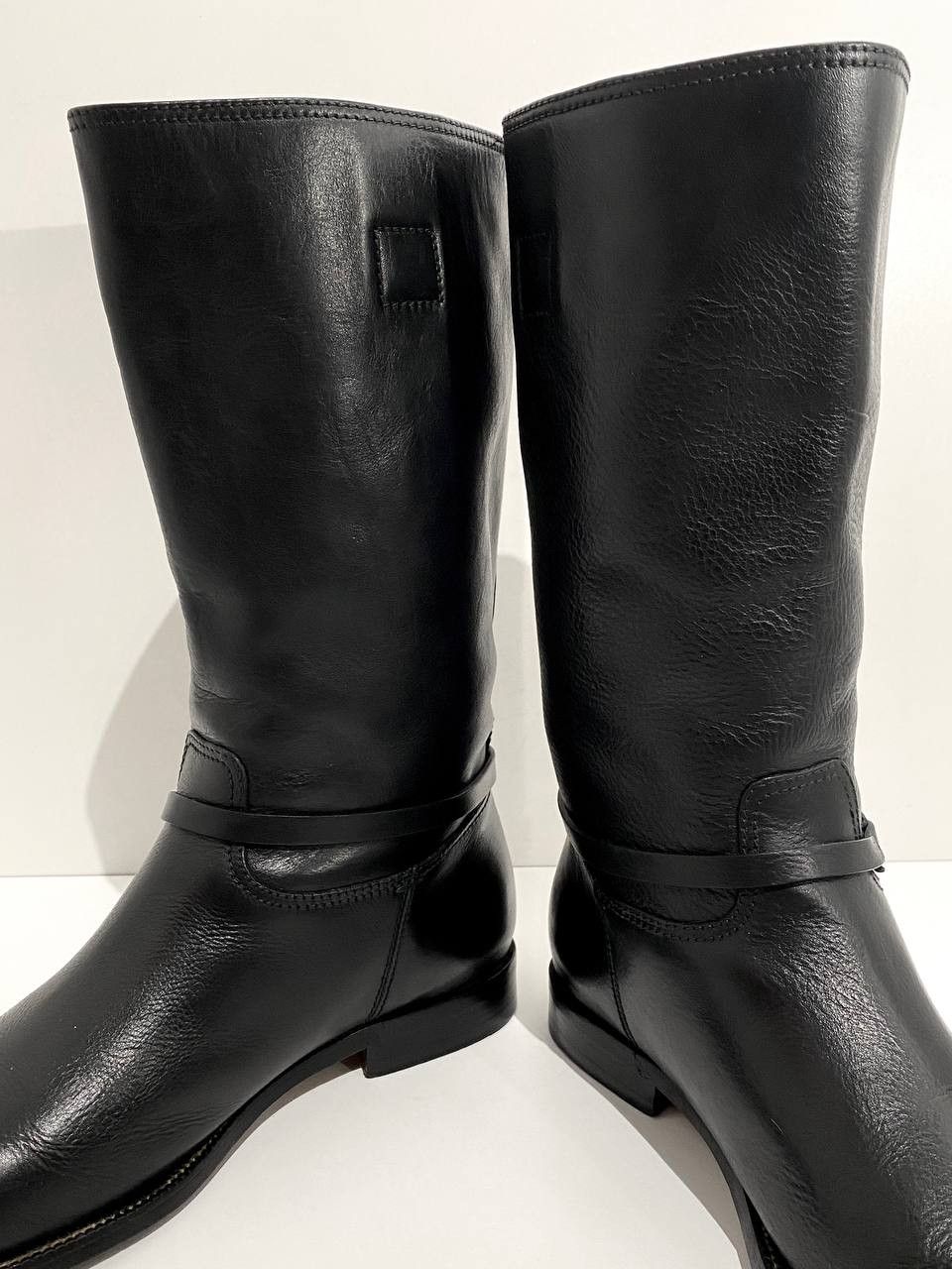 Gucci Gucci GG Logo Black Leather Calfskin Riding High Boots Size US 9.5 / EU 42-43 - 8 Thumbnail