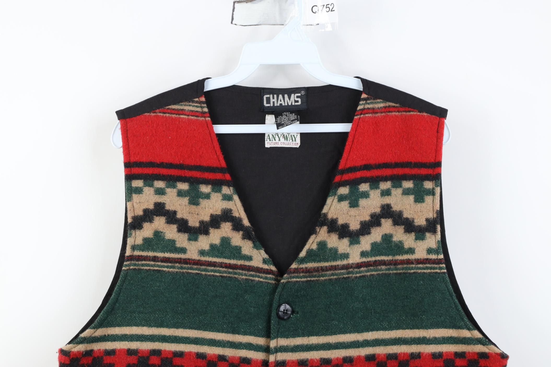 Vintage Vintage 90s Streetwear Southwestern Blanket Vest Jacket Size US S / EU 44-46 / 1 - 2 Thumbnail