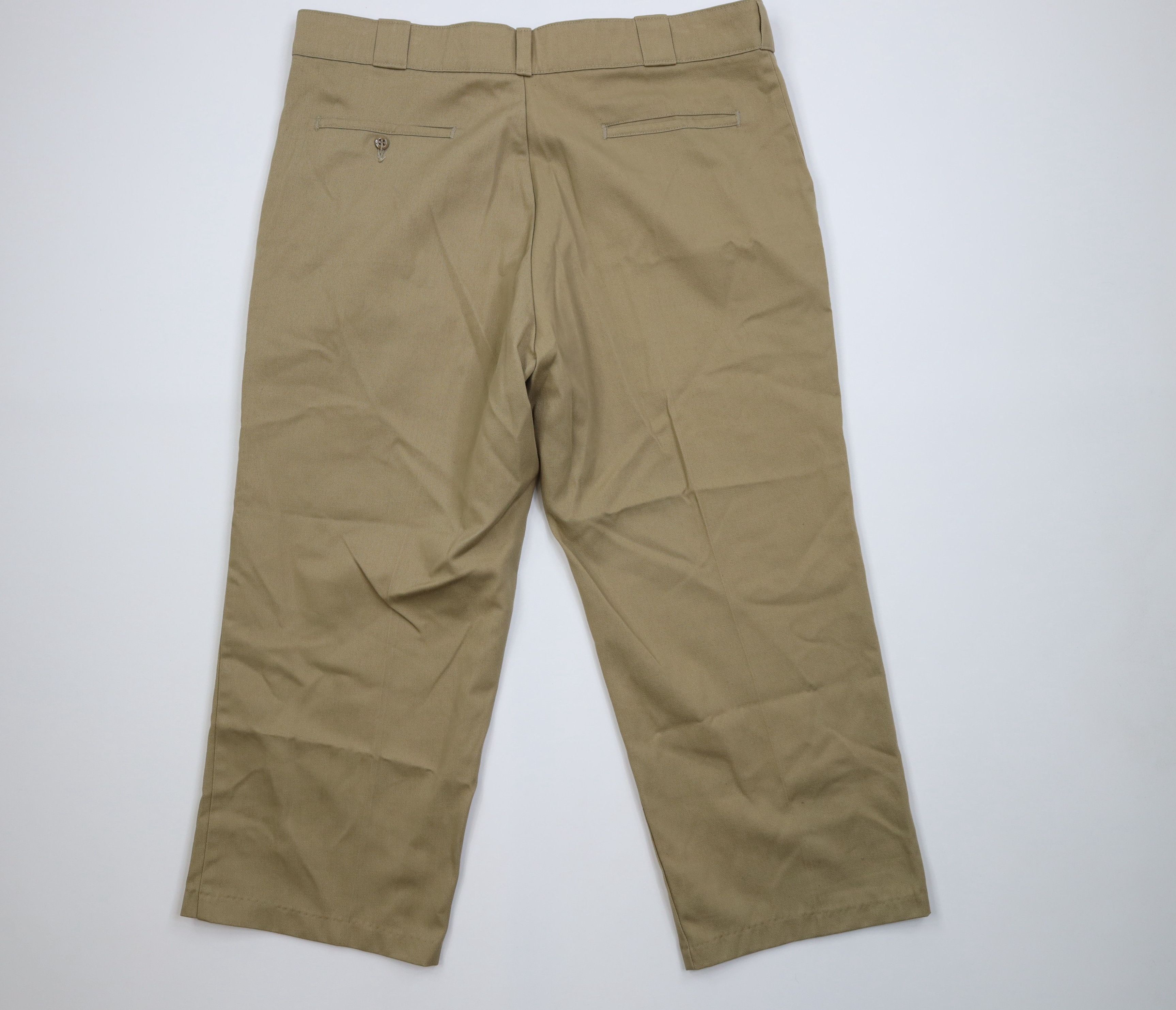 Vintage Vintage 70s Streetwear Workwear Wide Leg Pants Beige USA Size US 40 / EU 56 - 9 Thumbnail