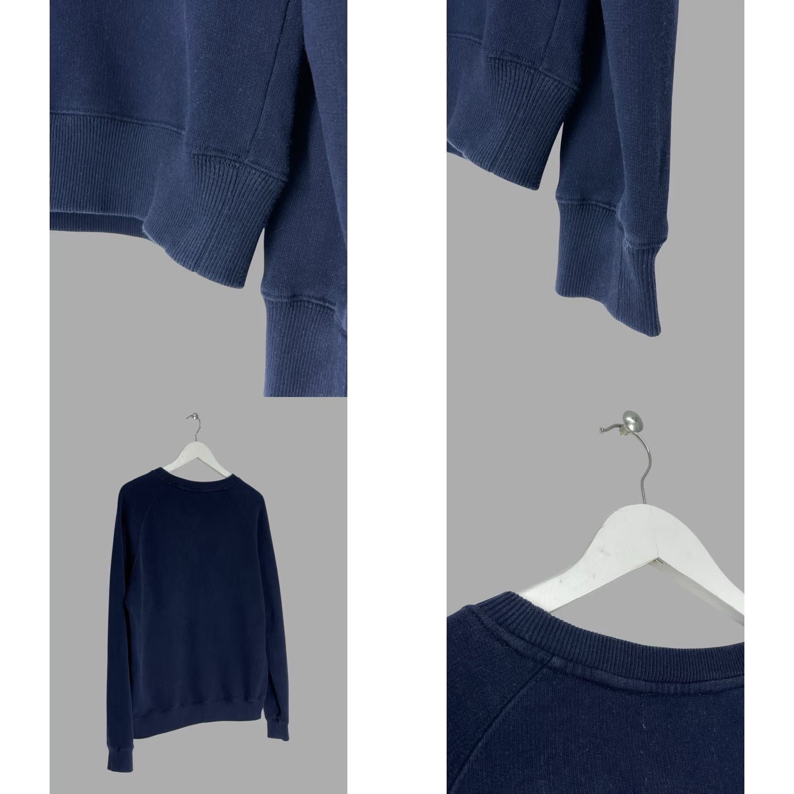 Balmain Balmain Sweatshirt Mens L Logo Crew Neck Navy Blue Designer Paris Pullover Regular All Seasons Size US L / EU 52-54 / 3 - 8 Thumbnail