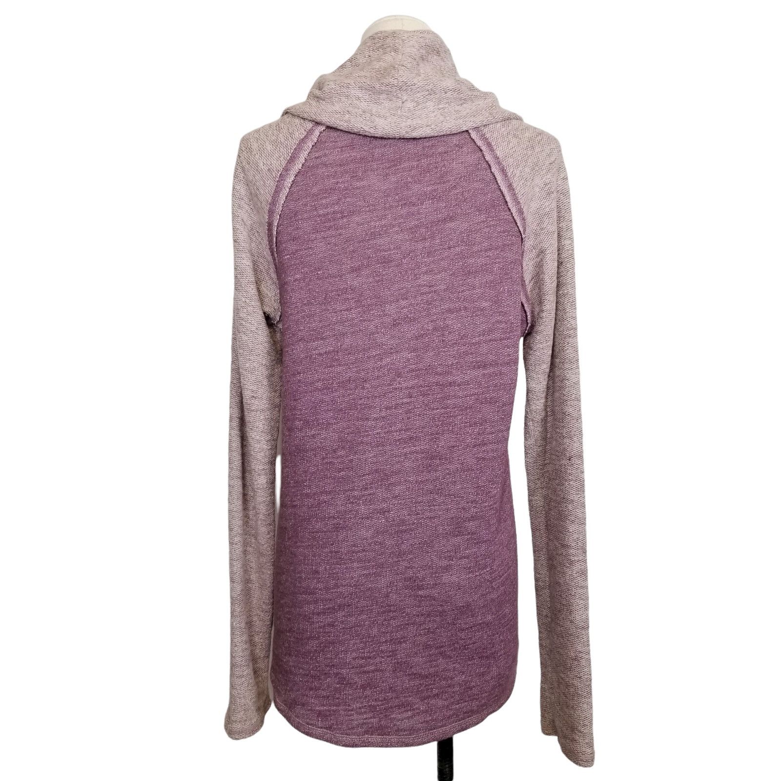 Kuhl Kuhl Nova Wool Blend Cowl Neck Sweater Purple Sz M Size M / US 6-8 / IT 42-44 - 3 Thumbnail