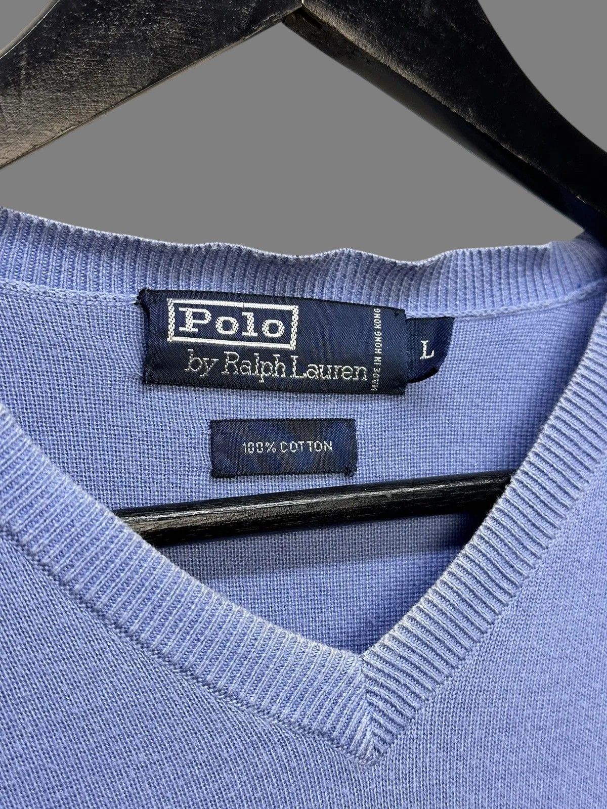 Denim & Supply Ralph Lauren Polo Ralph Lauren Blue Knit Sweater Preppy 90s Size US L / EU 52-54 / 3 - 7 Thumbnail