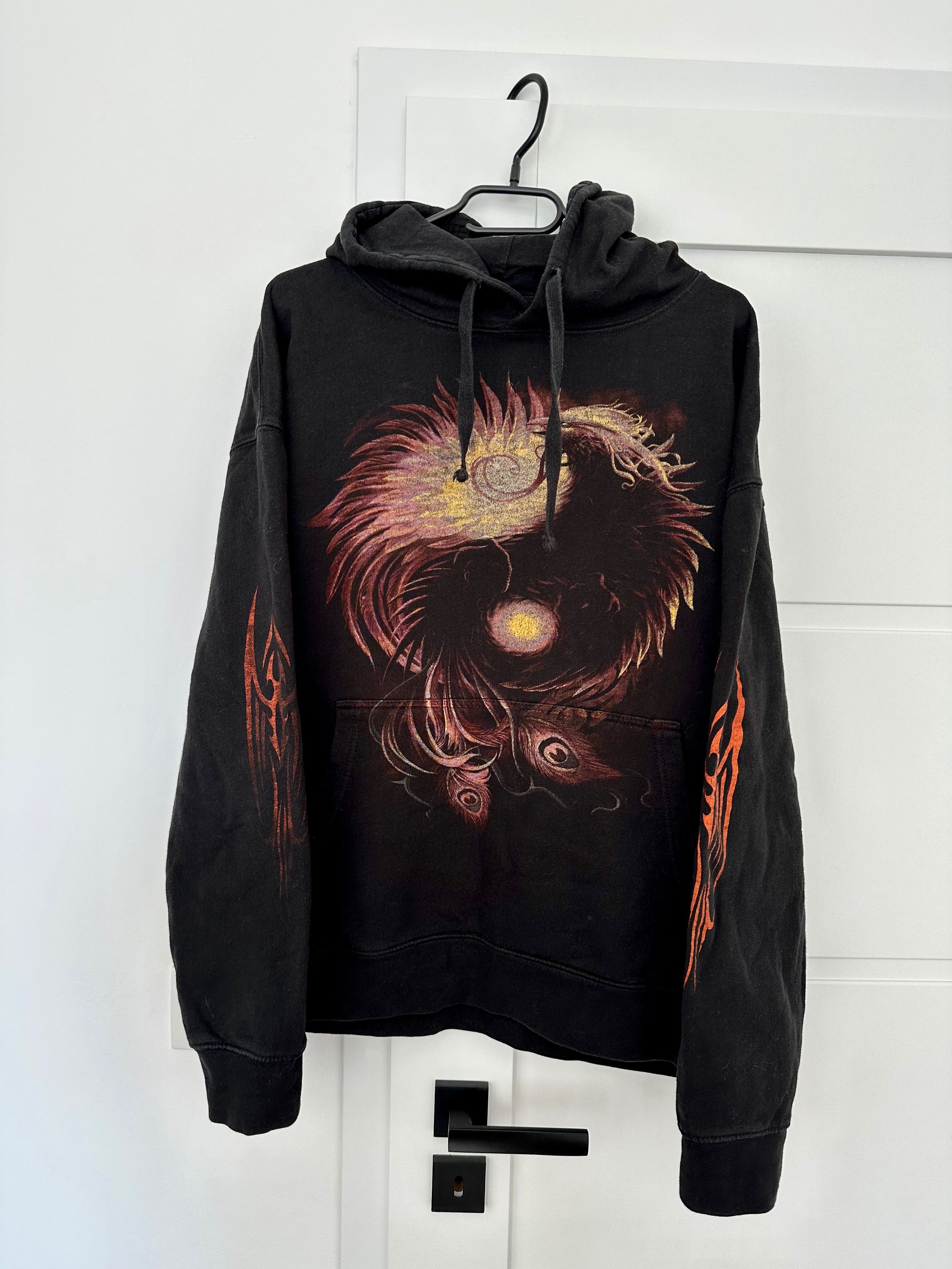 Vintage SPIRIAL the Eagle faded black hoodie streetwear Size US XXL / EU 58 / 5 - 2 Thumbnail