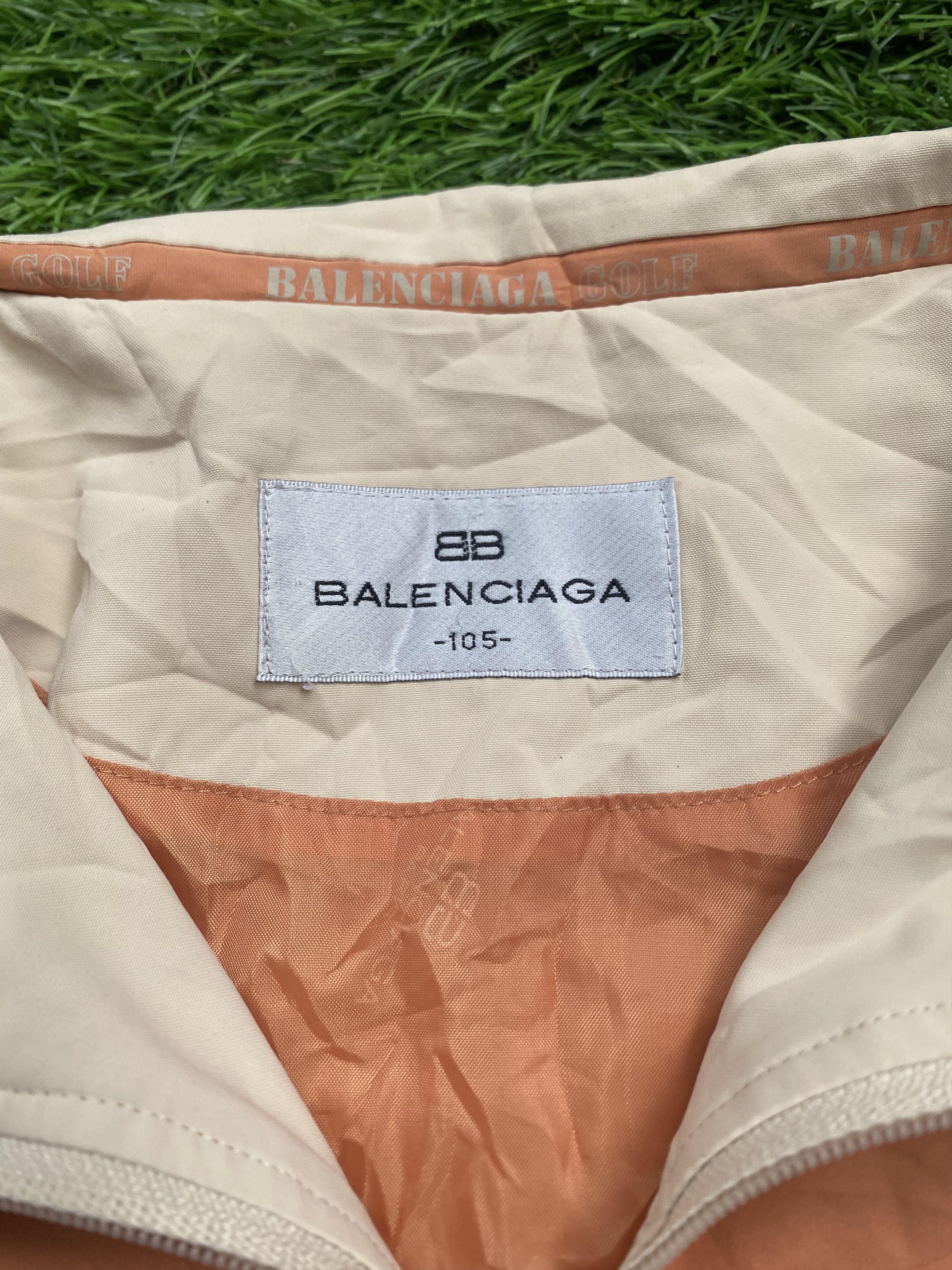 Balenciaga Vintage 90s Balenciaga Spellout Track Jacket Size US L / EU 52-54 / 3 - 5 Thumbnail