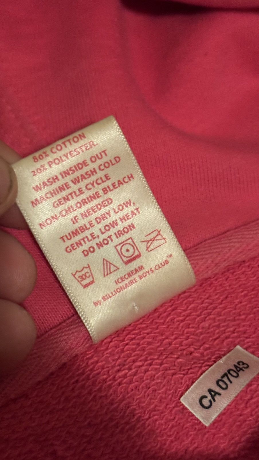 Billionaire Boys Club Billionaire Boys Club Ice Cream Running Dog hoodie pink Size US M / EU 48-50 / 2 - 9 Thumbnail