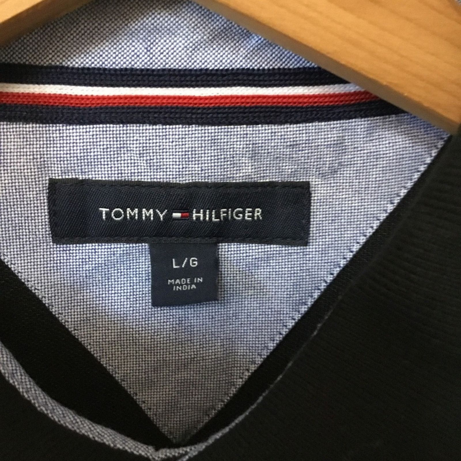 Tommy Hilfiger Tommy Hilfiger Black Men Polo Shirt Size US L / EU 52-54 / 3 - 3 Thumbnail