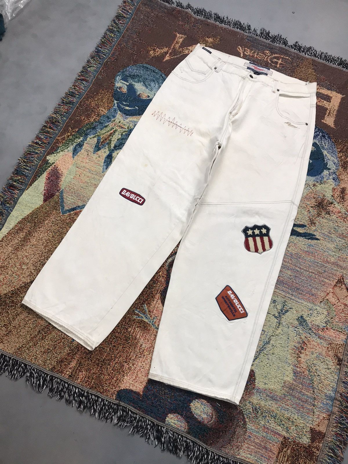 Other Vintage HipHop patched baggy denim Size US 40 / EU 56 - 3 Thumbnail