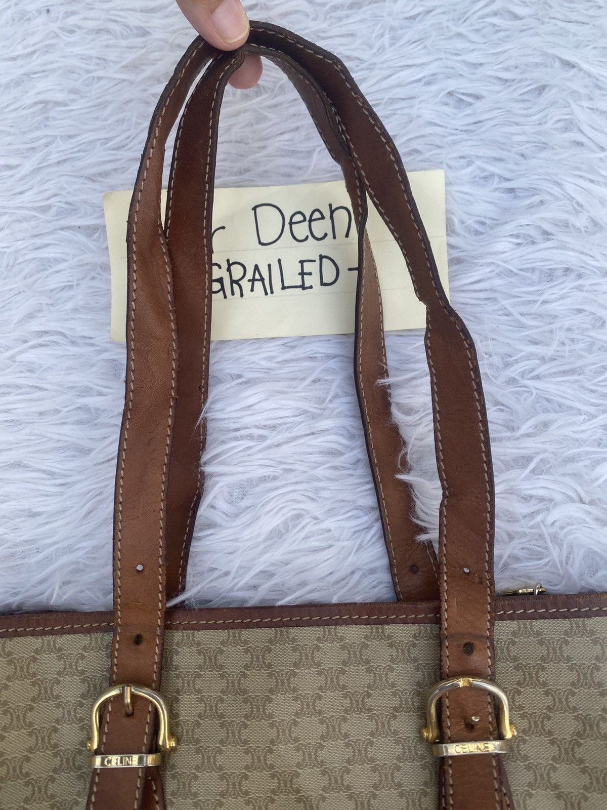 Celine Rare CELINE Monogram Handle Bag Size ONE SIZE - 22 Thumbnail