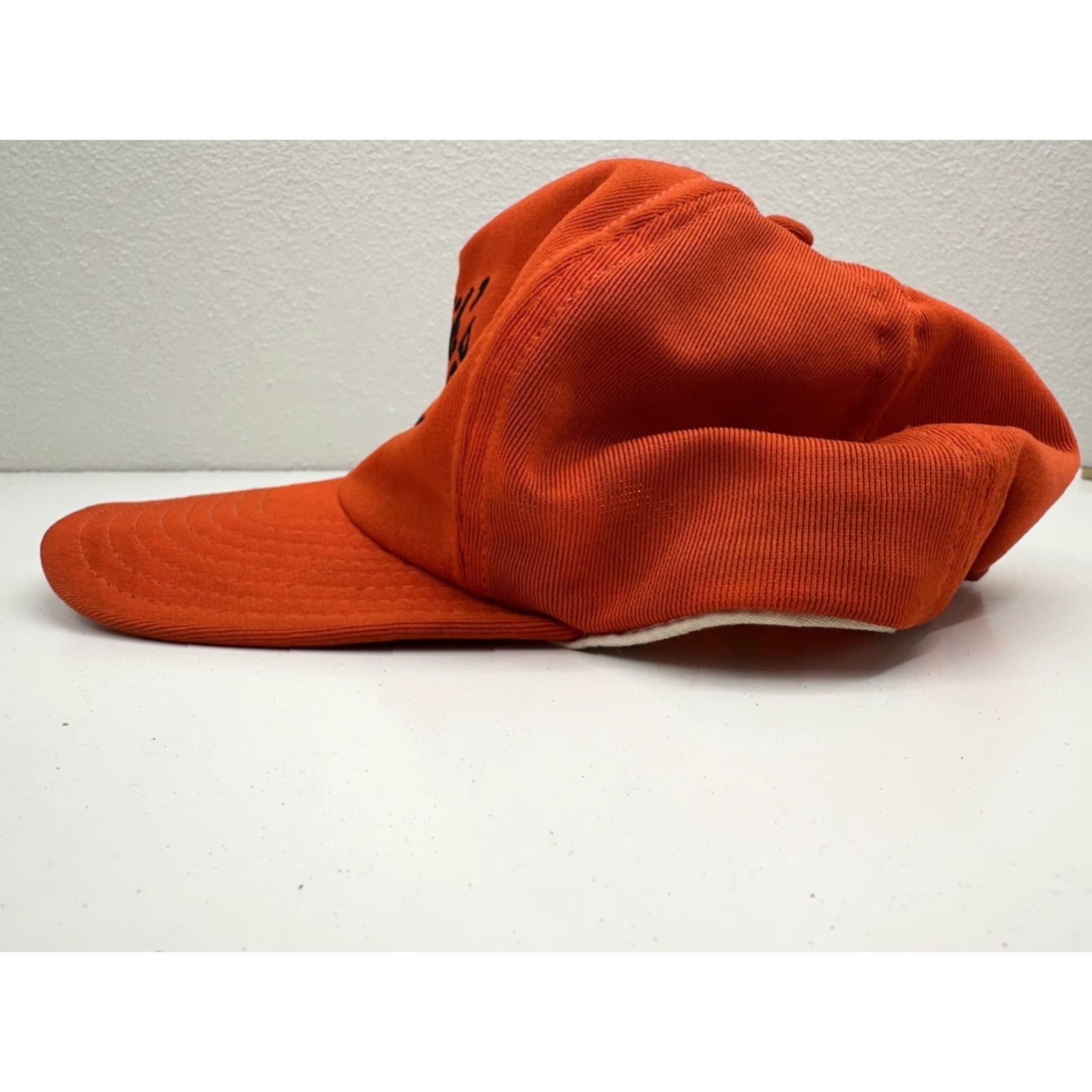 Vintage Adult Unisex Wibs 2+9 Lounge Orange Baseball Adjustable Hat Cap Size ONE SIZE - 6 Thumbnail
