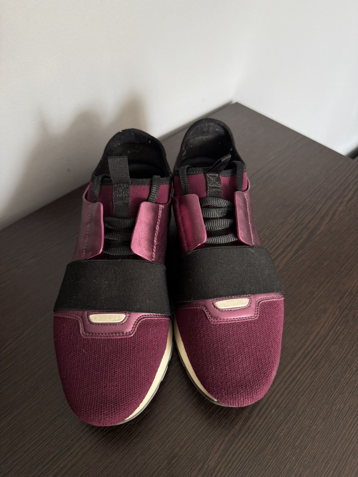 Balenciaga BALENCIAGA Race Runners Purple Prune Seakers 39 Size US 9 / IT 39 - 5 Thumbnail