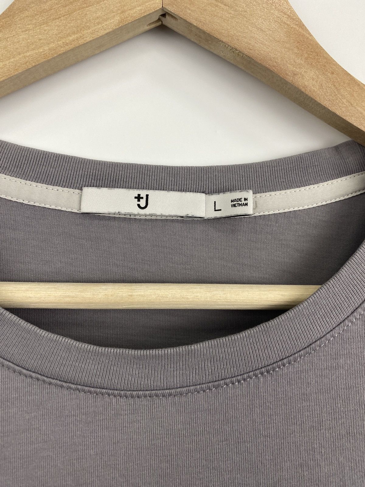 Jil Sander × Uniqlo Jil Sander Uniqlo +J Basic Grey T-Shirt Rare Retro Hype Y2K Size US L / EU 52-54 / 3 - 4 Thumbnail