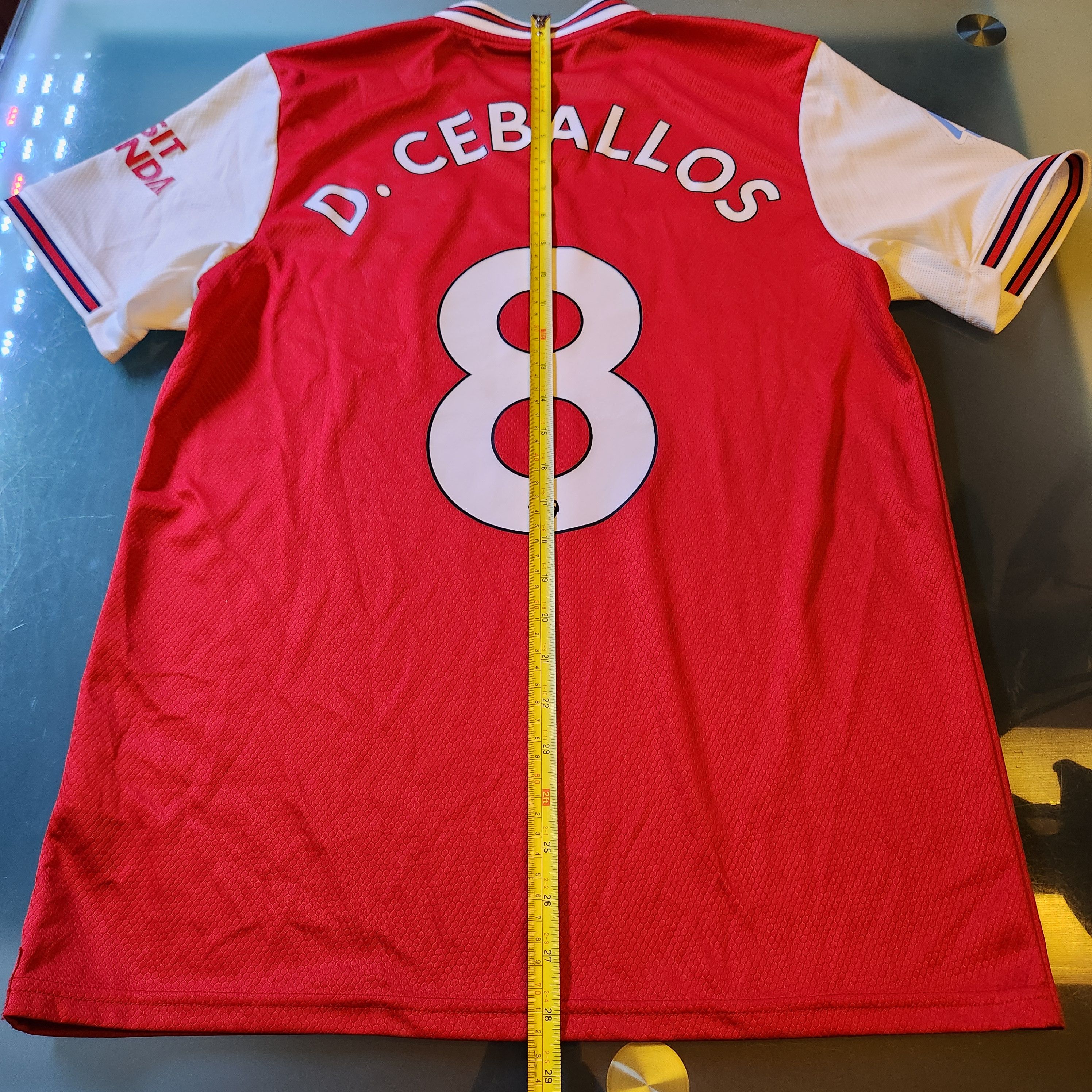 Adidas Authentic Arsenal CEBALLOS 2019-2020 Heads Up Home Jersey Size US M / EU 48-50 / 2 - 15 Thumbnail