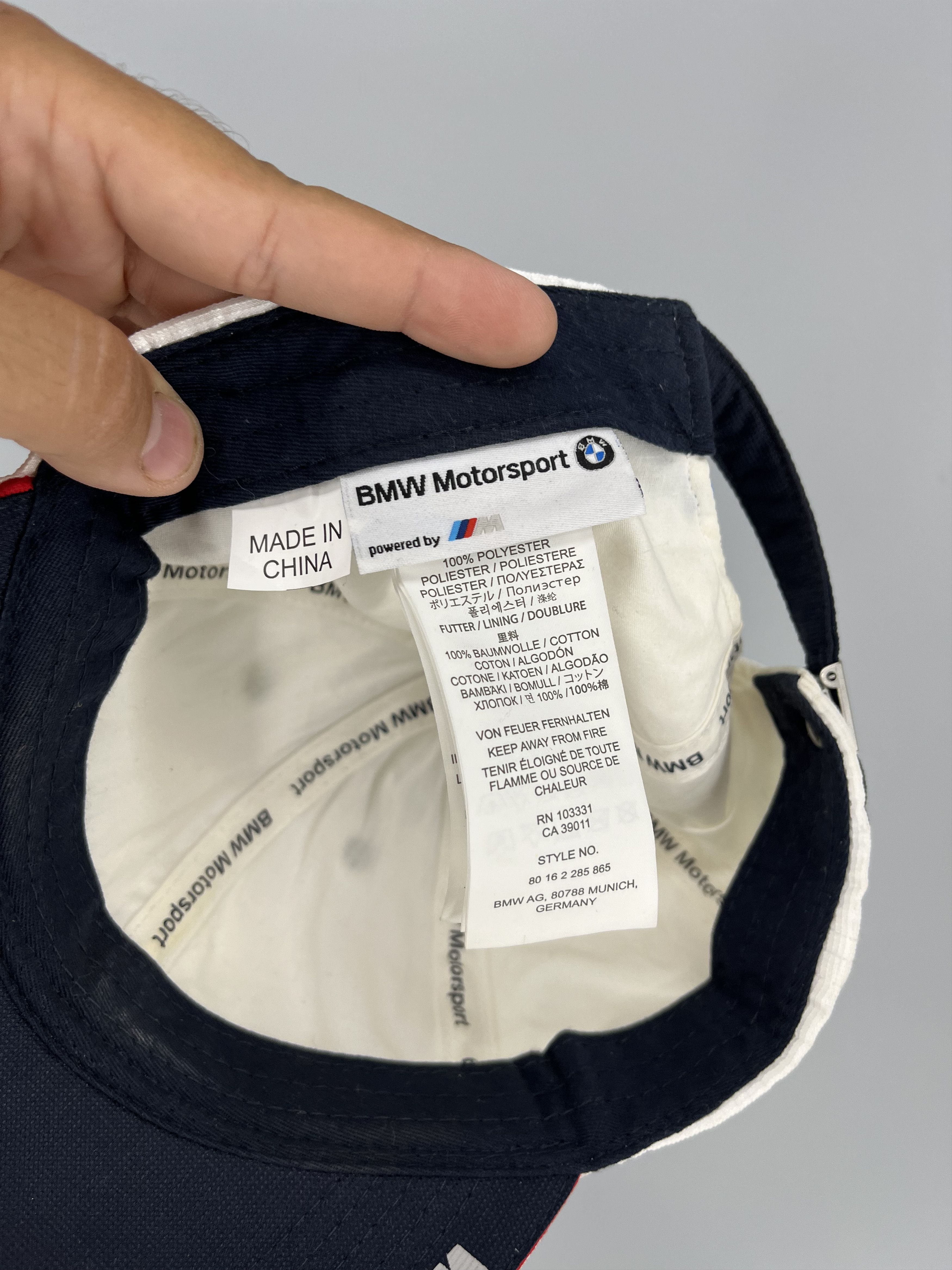 BMW BMW Motosports Powered by M3 Hat🔥 Size ONE SIZE - 6 Thumbnail