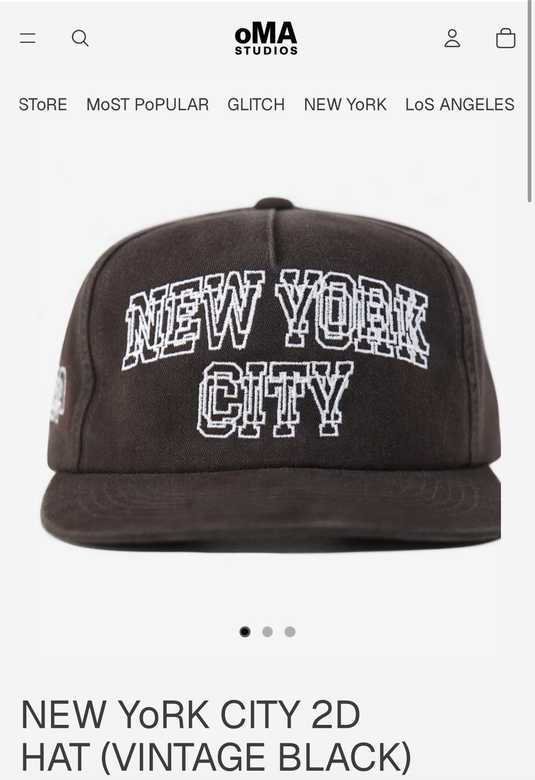 oMA STUDIOS Old Man Alan New York Yankees Fitted Hat Olive - 7 3/4