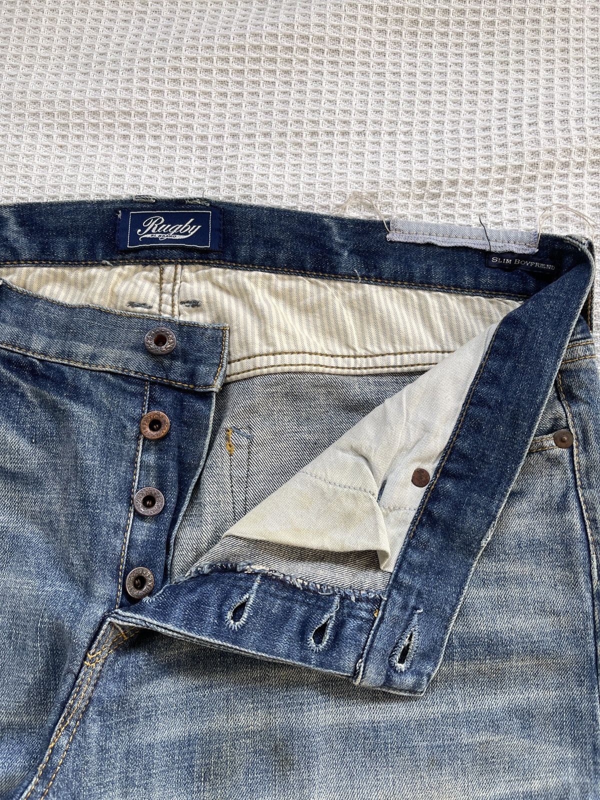 Denim & Supply Ralph Lauren Last Drop🔥Rare🔥POLO RALPH LAUREN RUGBY Distressed Denim Size US 36 / EU 52 - 8 Thumbnail