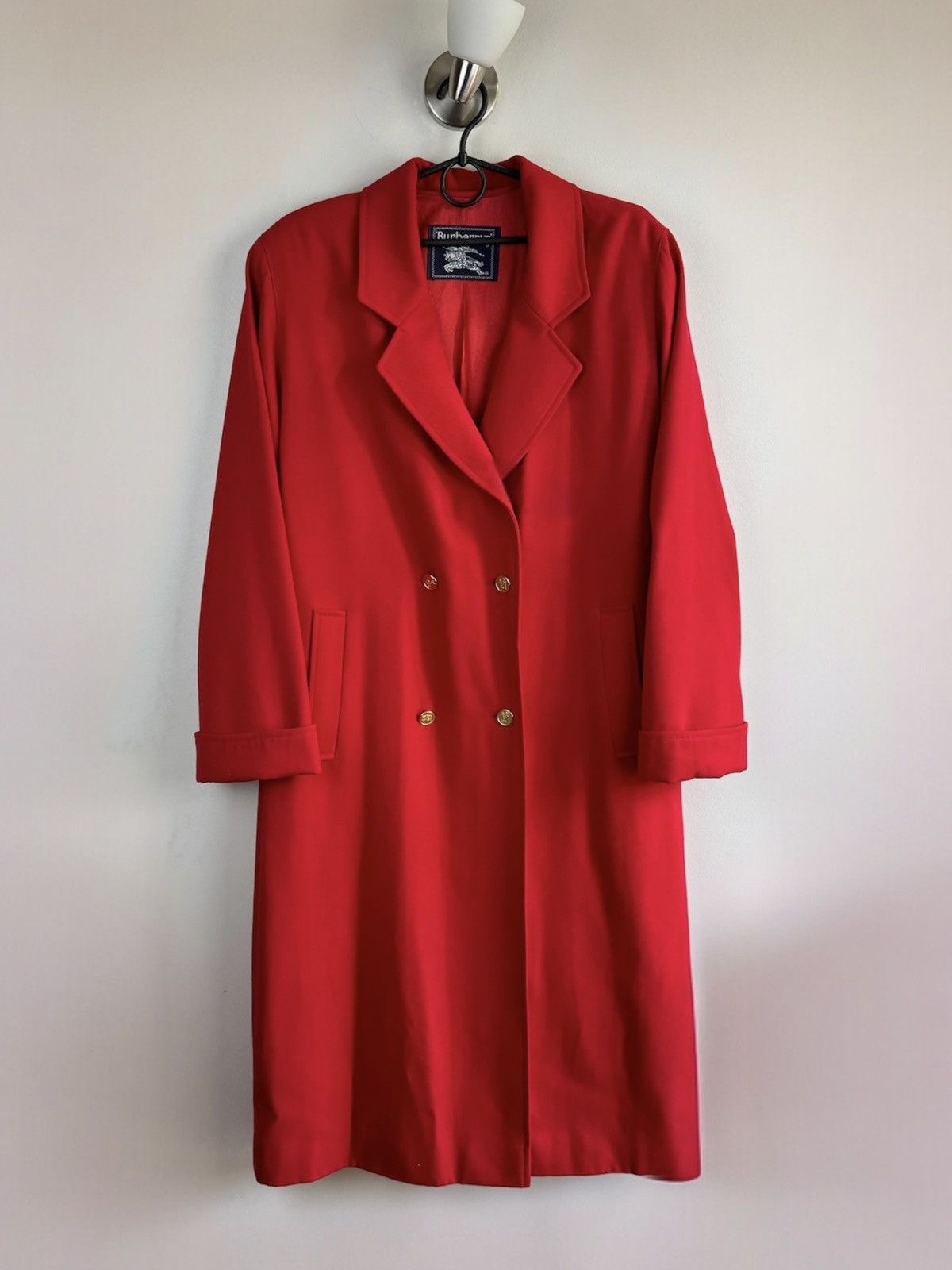 Burberry × Vintage Vintage trench coat Burberry original luxury streetwear item Size L / US 10 / IT 46 - 1 Thumbnail