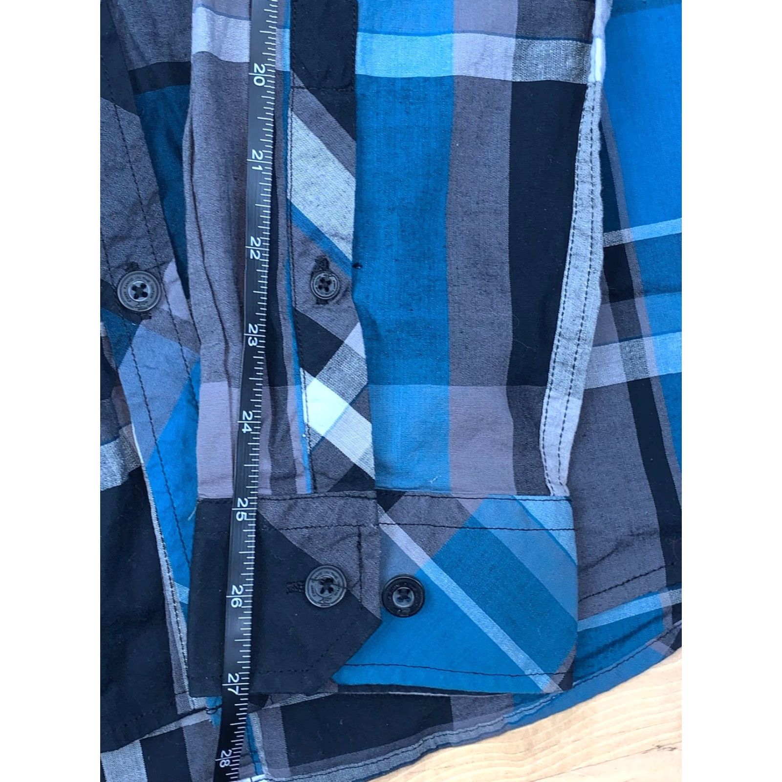 O'Neill O'Neill Jordy Smith Series Men Plaid Long Sleeve Button-Up Casual L Multicolor Shirt Size US L / EU 52-54 / 3 - 7 Thumbnail