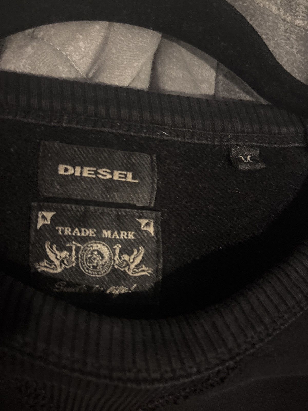 Diesel Diesel Black Sweatshirt Size US M / EU 48-50 / 2 - 2 Thumbnail