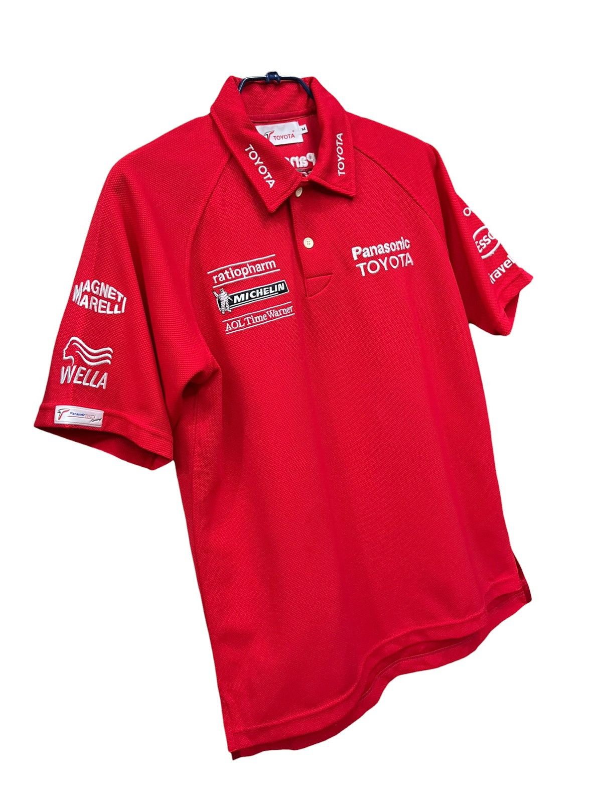Formula 1 90’s TOYOTA MOTOR CORPORATION JAPAN F1 Sponsor Polo Shirt🏎️ Size US M / EU 48-50 / 2 - 6 Thumbnail