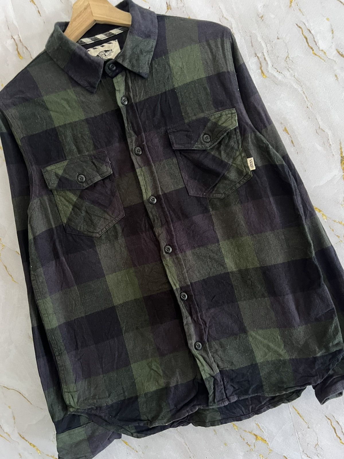 Vans Vintage Vans Tartan Button-Up–Skate Punk Streetwear Archive Size US S / EU 44-46 / 1 - 4 Thumbnail